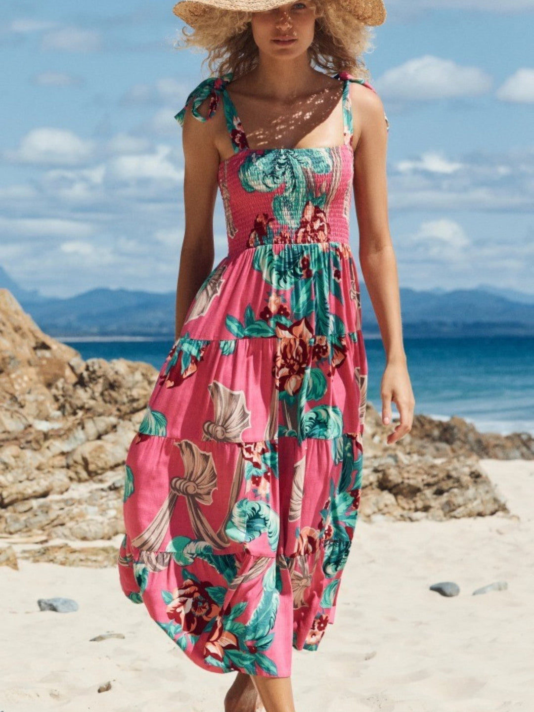 Isla Summer Floral Maxi Dress