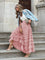 Lira Maxi Tulle Skirt - Pink