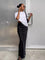 Lira Utilitarian Loungewear Maxi Skirt - Black