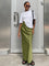 Lira Utilitarian Loungewear Maxi Skirt - Green