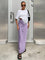 Lira Utilitarian Loungewear Maxi Skirt - Purple