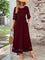 Esme - Chic Tummy Flattering Coverage Dress - Red