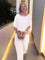 Lena - Classy Elegant Set - White