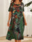 Mona™ Elegant Women's Dress - Green