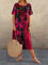 Mona™ Elegant Women's Dress - Red