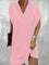 Mia - Effortless Elegance Shift Dress - Pink