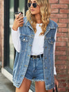 Mira Autumn Retro Denim Vest Jacket
