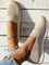 Leva Lightweight Slip-On Sneakers - Beige