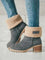 Luna Cozy Ankle Boots - Grey