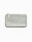 Koora Black Studded Chain Wallet Clutch - Silver