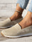 Darcy Breathable Slip-On Sneakers - Beige