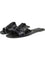 Aira Criss-Cross Strap Sandals - Black