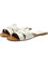 Aira Criss-Cross Strap Sandals - White