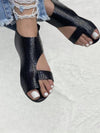Aurora Leather Roman Sandals
