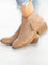 Marviara Comfortable Ankle Boots - Cream