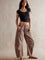 Grace Bold Oversized Jeans - Leopard