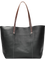 Mira Everyday Cowhide Leather Tote Bag - Black