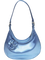 Kaia Floral Crescent Shoulder Bag - Light Blue