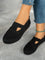 Nova Spring Breathable Mesh Flat Shoes - Black