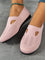 Nova Spring Breathable Mesh Flat Shoes - Pink