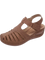 Leona Lightweight Stylish Open-Toe Sandals - Brown