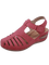 Leona Lightweight Stylish Open-Toe Sandals - Red