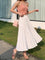 Amelia Classic A-Line Pleated Skirt - White