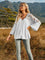 Celeste Floral Lace Top - White