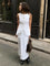 Elara Cotton Blend Two-Piece Set - White