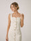 Lila Off-Shoulder Tank Top - Off-White