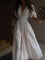 Vivienne Buttoned Split Maxi Dress - White
