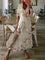Sophia - Boho Vintage V-Neck Summer Dress - Floral