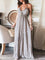 Aurelia Backless Halter Maxi Dress - White