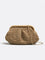 Matilda Natural Straw Clutch Bag - Khaki
