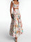 Seren Printed Pleated Skirt Co-Ord Set - Multicolor