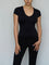 Ava Everyday Short Sleeve Tee - Black