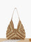 Fiora Crochet Macrame Shoulder Bag - Light Brown
