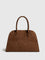 Vivara Retro Side-Buckle Tote Bag - Brown