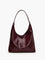 Arden Leisure Button Hobo Bag - Red