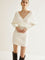 Vilaira Criss Cross Sweater Dress - White