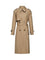 Harper Classic Belted Trench Coat - Brown