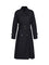 Harper Classic Belted Trench Coat - Black