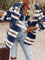 Charlotte Plaid Overshirt Coat - Bluewhite