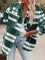 Charlotte Plaid Overshirt Coat - Greenwhite