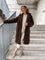 Matilda Teddy Soft Coat - Darkbrown