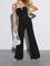 Harper Denim Flared Jumpsuit - Black