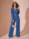 Remi Long Sleeve Denim Jumpsuit