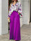 Maggie Two-Piece Floral Set - Purple