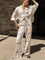 Florence Chic Boho Lounge Set - White