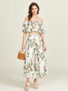 Mila Floral Off-Shoulder Two-Piece Set